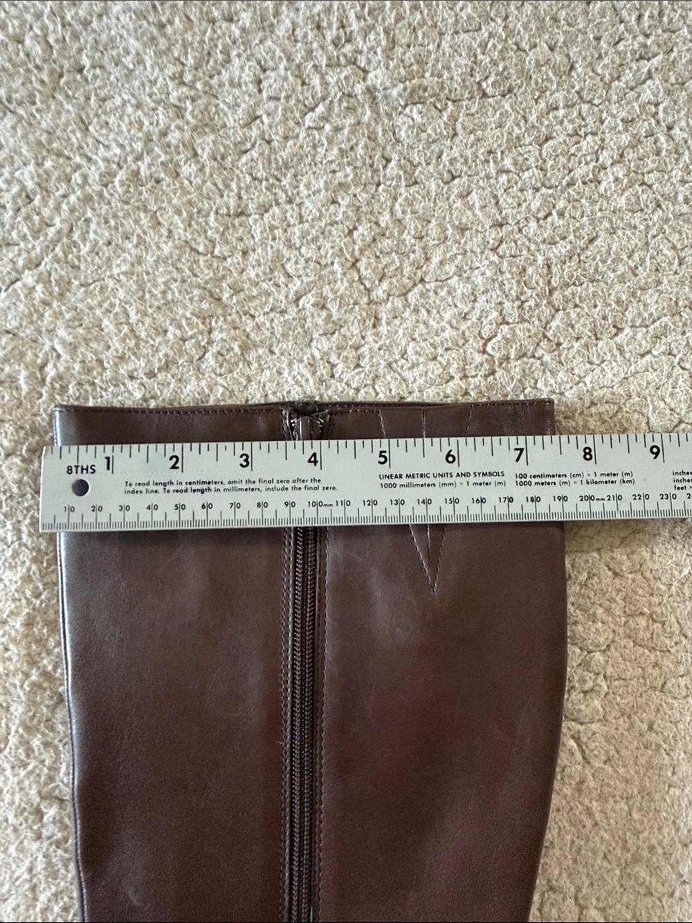 Lauren Ralph Lauren Brown Leather Mika Riding Boots 6.5 - Picture 5 of 10